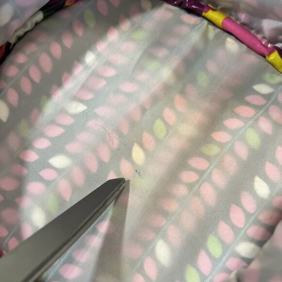 Vera Bradley FLORAL NIGHTINGALE‎ HATBOX Cosmetic Travel Case Vibrant - Picture 7 of 11